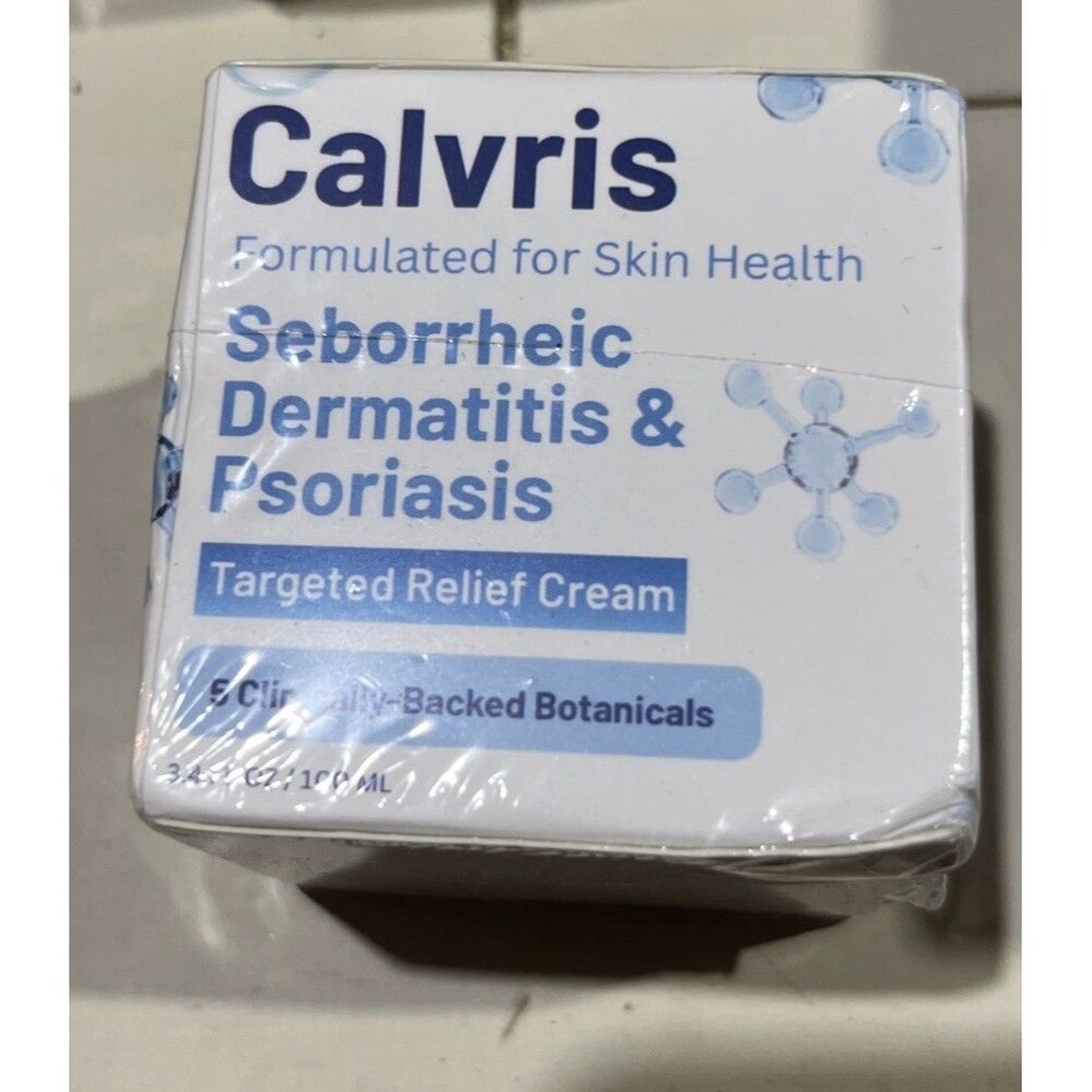 New Calvris Dermatitis Psoriasis Cream Beard Recovery Targeted Skin Health